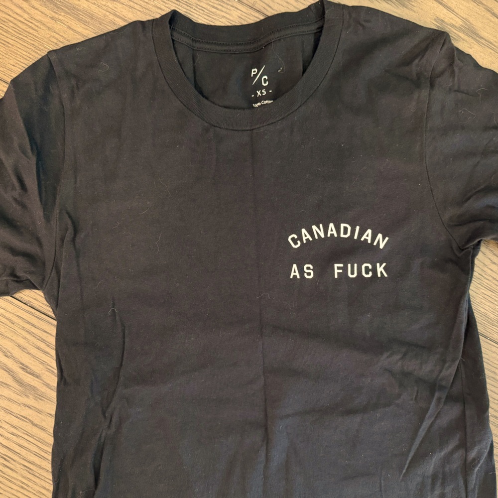 Peace collective Canadian AF shirt xs black